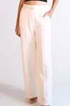 Calca Dwz Alfaiataria Com Cinto Pantalona