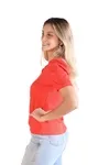 Blusa Dwz Canelada Manga Bufante Lisa