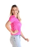 Blusa Dwz Canelada Manga Bufante Lisa