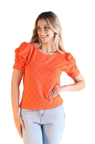 Blusa Dwz Laise Manga Princesa