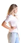 Blusa Dwz Laise Manga Princesa