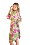 Vestido Dwz Estampado Curto