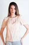 Blusa Dwz Estampada Manga Bufante