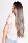 Blusa Dwz Estampada Manga Bufante
