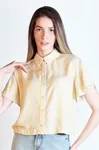 Blusa Dwz Listrada Manga Curta