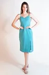 Vestido Dwz Liso com Pespanto Alfaiataria