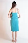 Vestido Dwz Liso com Pespanto Alfaiataria