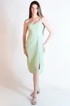 Vestido Dwz Liso com Pespanto Alfaiataria