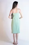 Vestido Dwz Liso com Pespanto Alfaiataria