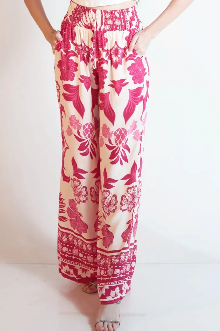 Calca Dwz Estampada Pantalona