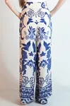 Calca Dwz Estampada Pantalona