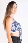 Cropped Dwz Com Bojo Estampado