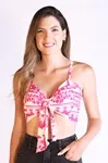 Cropped Dwz Com Bojo Estampado