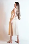 Vestido Dwz Midi Com Fivela