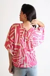 Blusa Dwz Estampada Manga Morcego