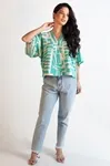 Blusa Dwz Estampada Manga Morcego