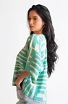 Blusa Dwz Estampada Manga Morcego