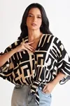 Blusa Dwz Amarracao Na Frente