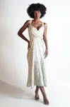 Vestido Dwz Alcas Finas Linho Bordado Estampado