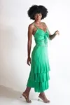 Conjunto Dwz Liso Cropped Saia 3 Marias