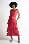 Conjunto Dwz Liso Cropped Saia 3 Marias