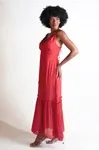 Vestido Dwz Alcas Finas Lisa