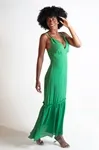 Vestido Dwz Alcas Finas Lisa