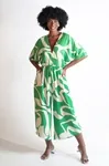 Macacao Dwz Estampado Com Elastico Na Cintura Em Crepe