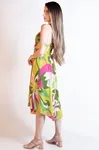 Vestido Dwz Com Bojo e Alcas Regulaveis e Lastex Estampado