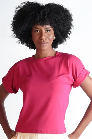 Blusa Dwz Lisa Manga Curta
