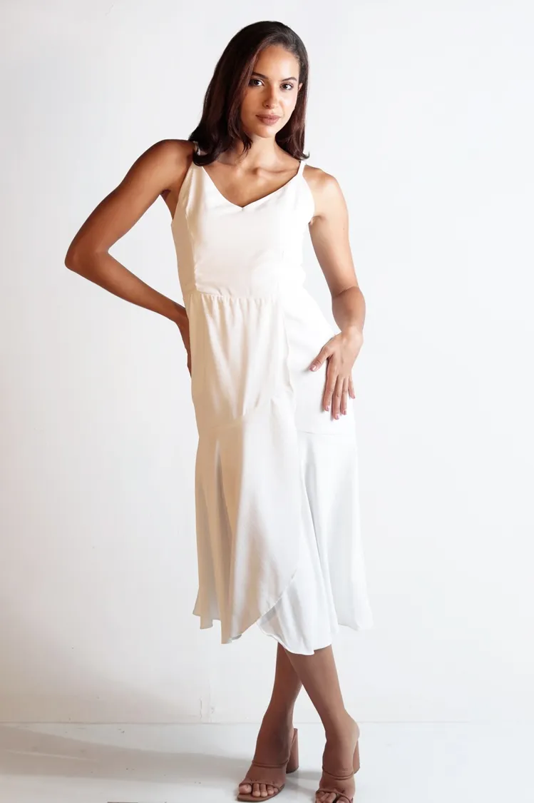 Vestido Dwz Mid com Babado
