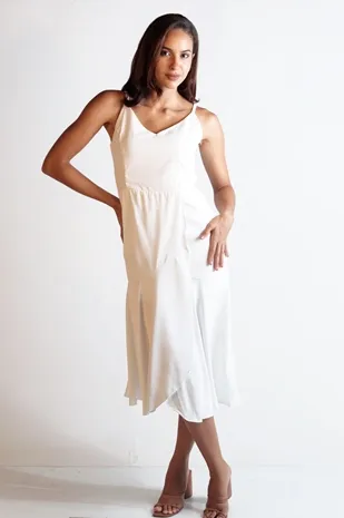 Vestido Dwz Mid com Babado