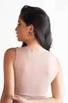 Blusa Dwz Sem Manga De Tricot