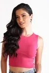 Blusa Dwz Sem Manga De Tricot
