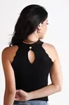 Blusa Dwz Sem Manga De Tricot