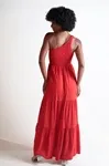 Vestido Dwz Midi Um Ombro Liso
