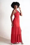 Vestido Dwz Midi Um Ombro Liso
