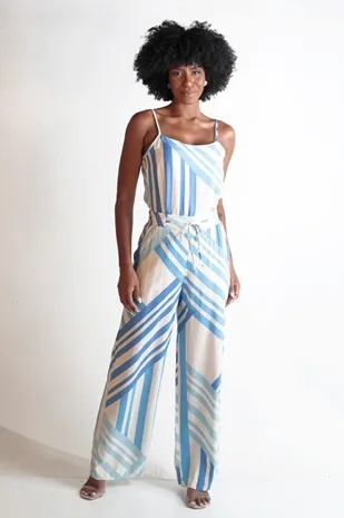 Conjunto Dwz Blusa e Calca Cintura Elastico Estampado