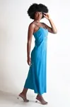 Vestido Dwz Midi Com Alcas Liso
