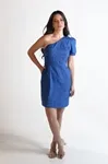 Vestido Dwz Curto Com Uma Manga