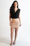 Short Saia Dwz Liso Com Elastico