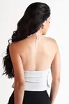 Cropped Dwz Lurex Frente Unica