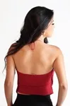 Cropped Dwz Lurex Frente Unica