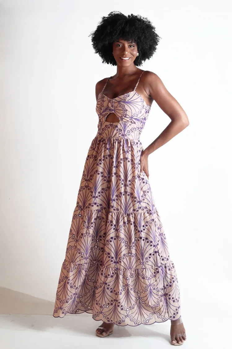 Vestido Dwz Laise Com Bojo e Abertura