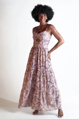 Vestido Dwz Laise Com Bojo e Abertura