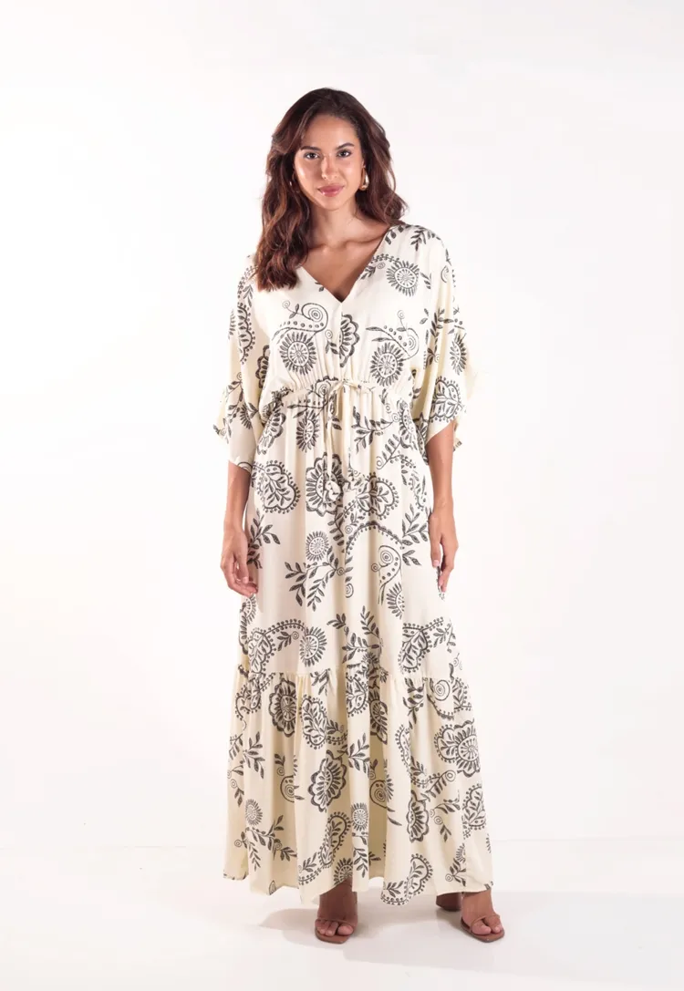 Vestido Dwz Longo Estampado