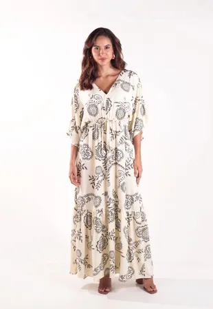 Vestido Dwz Longo Estampado