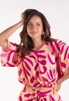 Cropped Dwz Estampado com Elastico  na Cintura