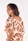 Cropped Dwz Estampado com Elastico  na Cintura