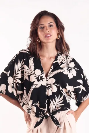 Blusa Dwz Amarracao Estampada
